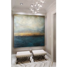 Canvas Painting, Abstract sea, Marine Art, Large acrylic Art, Original Art, Large Large Abstract canvas art, Living Room Art, Large Canvas Art