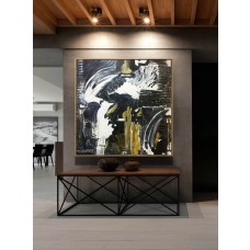 Birthday Gift, Large Abstract canvas art, Oil Painting, Large Decor Art, Large Art, Black White Art, Large Painting, Painting canvas art