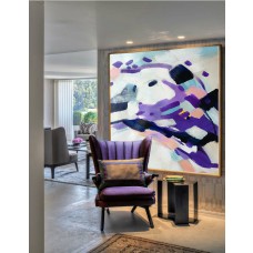 Hand Made Large Acrylic Painting On Canvas, Abstract Painting Canvas Art. Large Wall Art Canvast - By Biao