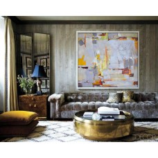 Handmade Large Contemporary Art Acrylic Painting Abstract Canvas Art, Original Artworkt - By Biao