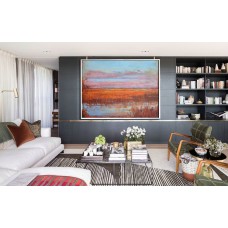 Landscape Painting Abstract Oil Painting Large Canvas Art Original Art Large Abstract canvas art, 