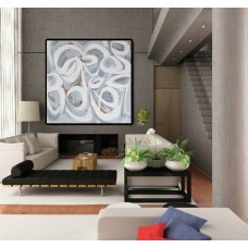 Hand Made Large Acrylic Painting On Canvas, Abstract Painting Canvas Art. Large Wall Art Canvas - By Biao