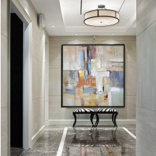 Large Contemporary Art Canvas Painting. Handmade Large Abstract canvas art Modern Wall Artt - By Biao