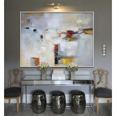 Handmade Large Painting, Original Art, Large Canvas Art. Contemporary Art, Modern Art Abstract Paintingt - By Biao