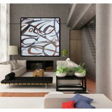 Hand Made Large Acrylic Painting On Canvas, Abstract Painting Canvas Art. Large Wall Art Canvast - By Biao