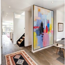 Handmade Extra Large Contemporary Painting, Huge Abstract Canvas Art, Original Artwork - By Leo