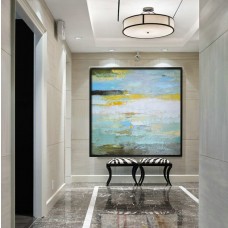 Large Contemporary Art Canvas Painting. Handmade Large Abstract canvas art Modern Wall Artt - By Biao