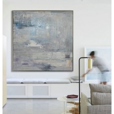 Handmade Large Contemporary Art Canvas PaintingAcrylic Painting, Abstract Canvas Artt - By Biao