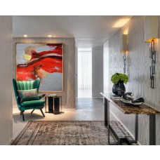 Handmade Large Contemporary Art Canvas PaintingAcrylic Painting, Abstract Canvas Art - By Leo