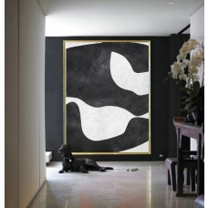 Large Abstract Painting On Canvas, Minimalist Canvas Art, Textured Painting.