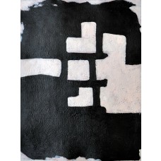 Black And Pink Painting Minimalist Art, Large Canvas Art. Abstract Painting, Modern Art Geometric Art. Hand Painted Acrylic Painting.