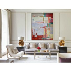 Original Painting Hand Made Large Large Abstract canvas art, Acrylic Painting on Canvas, XL large Canvas Artt - By Biao