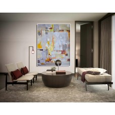 Handmade Large Contemporary Art Acrylic Painting Abstract Canvas Art, Original Artworkt - By Biao