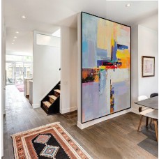 Handmade Extra Large Contemporary Painting, Huge Abstract Canvas Art, Original Artwork - By Leo