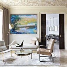 Abstract Oil Painting  Large Abstract canvas art Landscape Painting, Abstract Painting,  