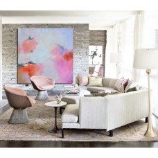 Large Hand-painted Large Abstract canvas art On Canvas, Original Painting by Biao.