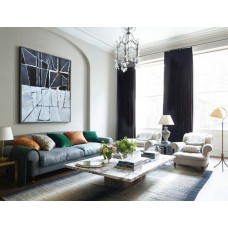 Abstract Painting Extra  Handmade Minimalist Geometric Art, Acrylic Painting.