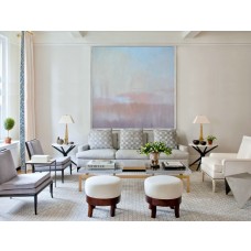 Large Abstract Oil Painting, Contemporary Art. Handmade,  blue, red, brown, pink, yellow, etc.