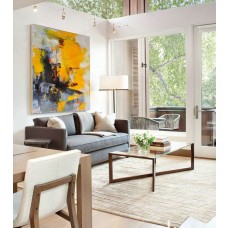 Large Palette Knife Painting On Canvas, Large Abstract canvas art Decor. Large Contemporary Paintingt - By Leo